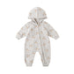 Quincy Mae Hooded Jumpsuit - Reindeer