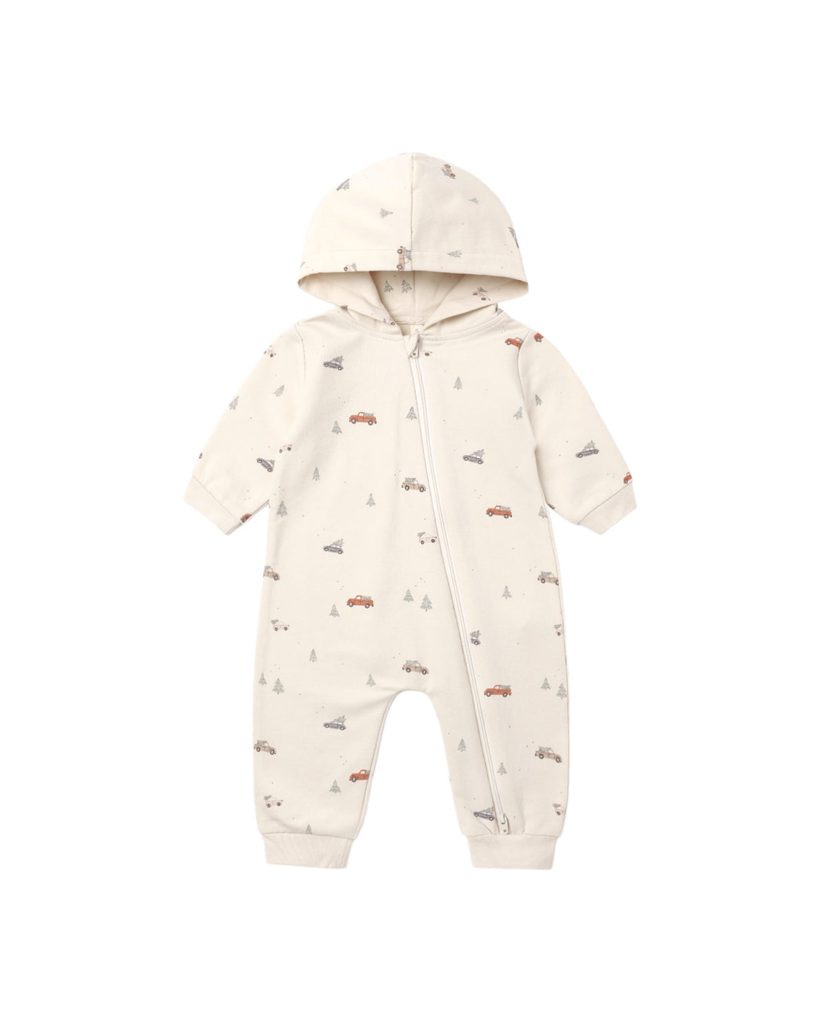 Quincy Mae Hooded Jumpsuit - Holiday Drive
