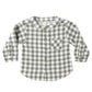 Quincy Mae Milo Shirt - Forest Check