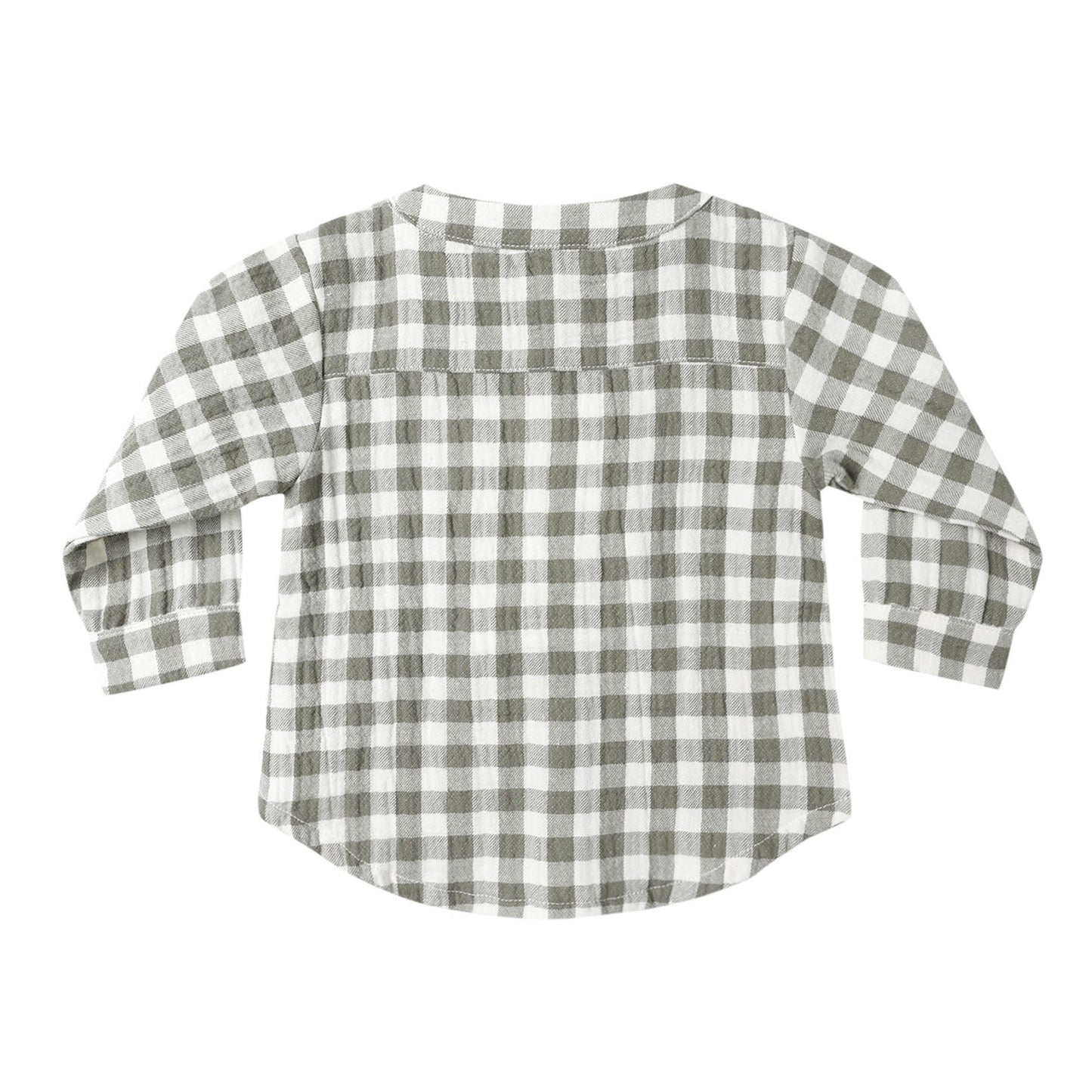 Quincy Mae Milo Shirt - Forest Check