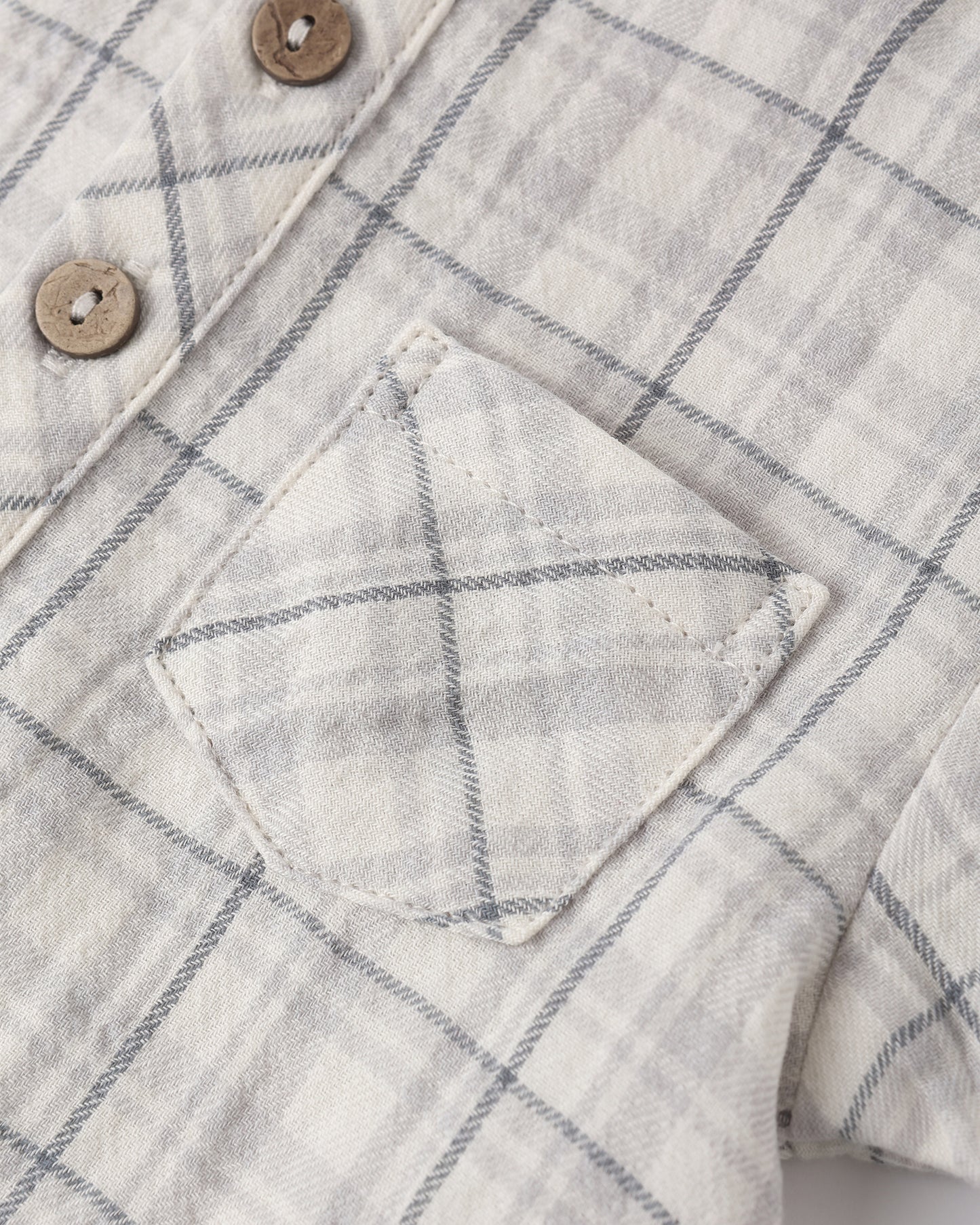 Quincy Mae Jaxson Shirt - Blue Plaid