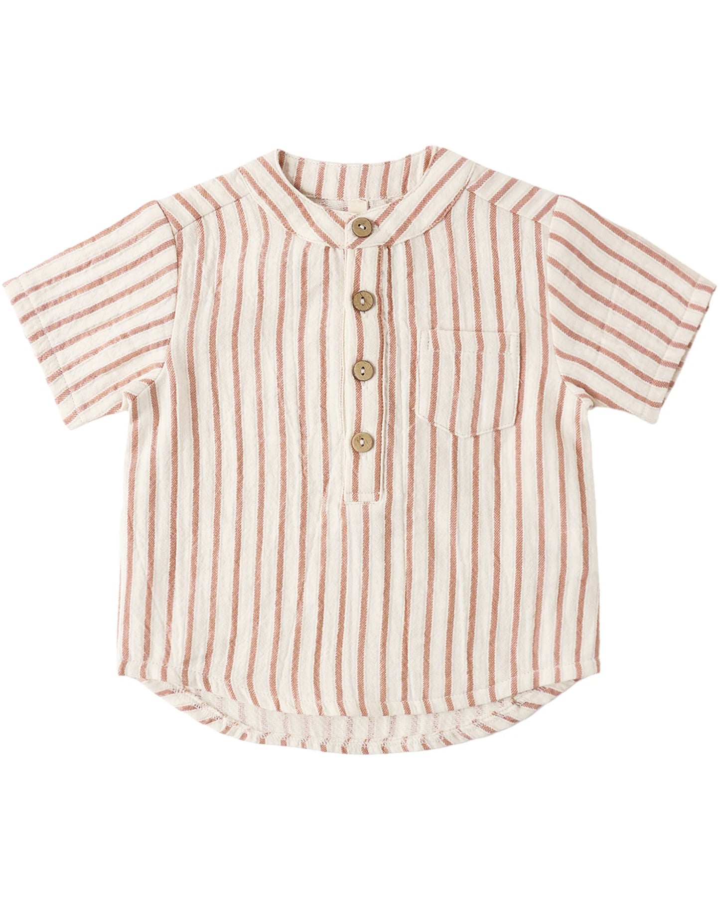 Quincy Mae Jaxson Shirt - Vintage Stripe