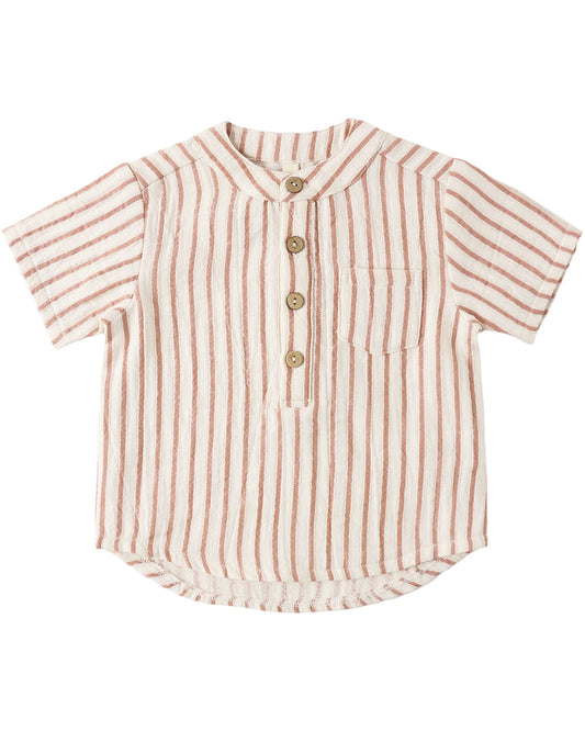 Quincy Mae Jaxson Shirt - Vintage Stripe