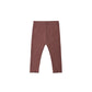 Quincy Mae Ribbed Legging - Black Cherry