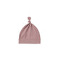 Quincy Mae Bamboo Knotted Baby Hat - Mulberry