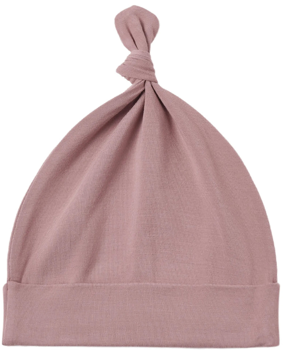 Quincy Mae Bamboo Knotted Baby Hat - Mulberry