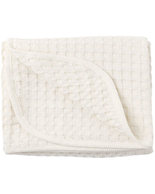 Quincy Mae Waffle Baby Blanket - Natural