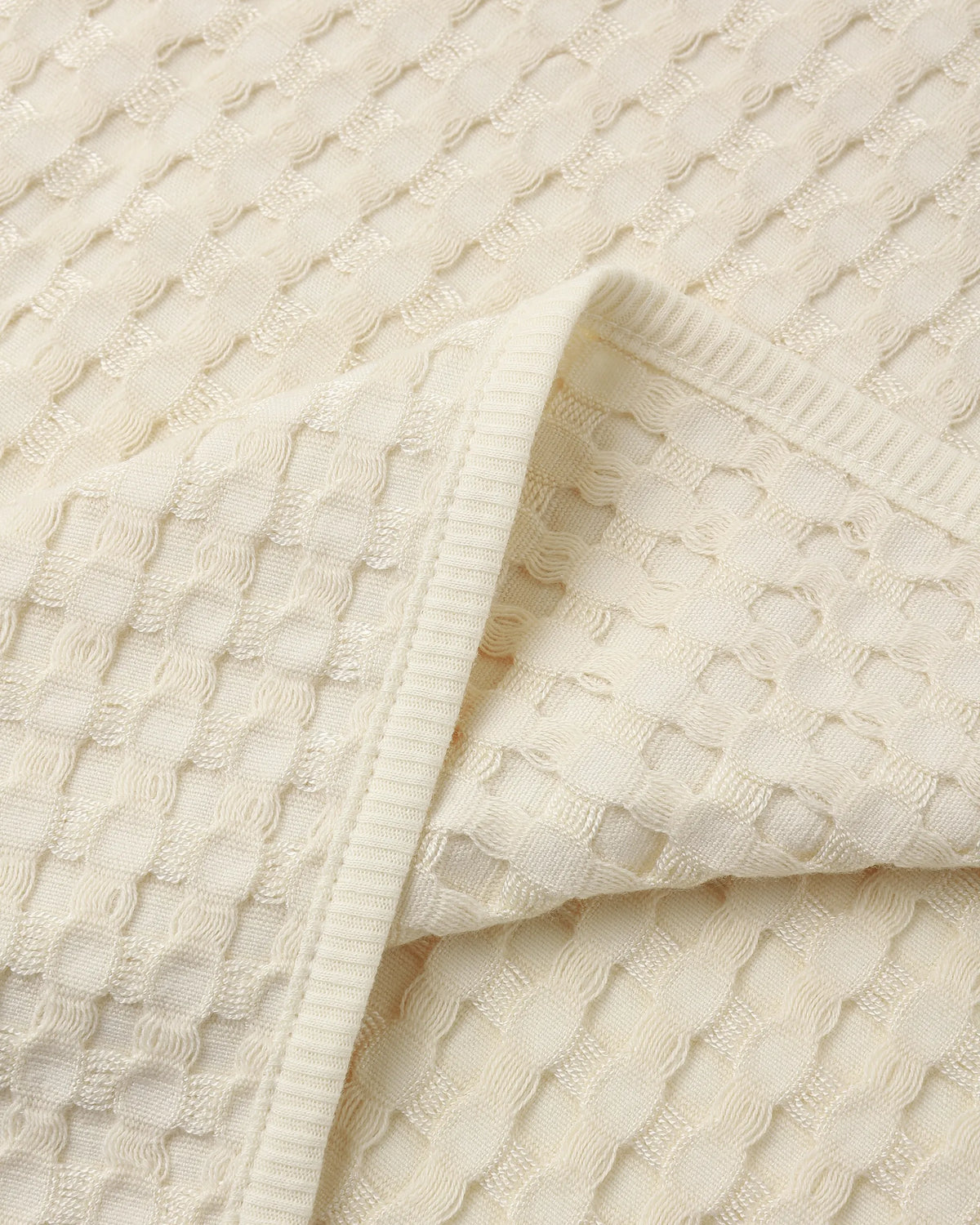 Quincy Mae Waffle Baby Blanket - Natural