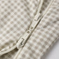 Quincy Mae Bamboo Sleep Bag - Oat Gingham
