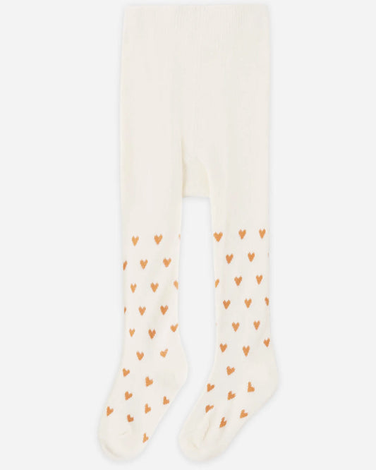 Quincy Mae Tights - Red Hearts