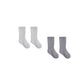 Quincy Mae Socks Set - Slate, Cloud