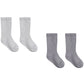 Quincy Mae Socks Set - Slate, Cloud