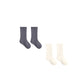 Quincy Mae Socks Set - Midnight, Ivory