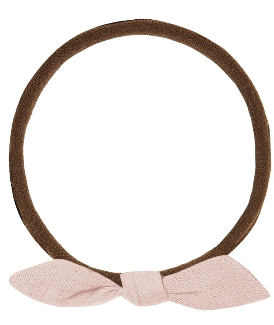 Quincy Mae Little Knot Headband - Blush