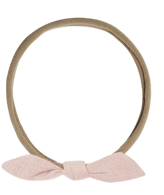 Quincy Mae Little Knot Headband - Blush