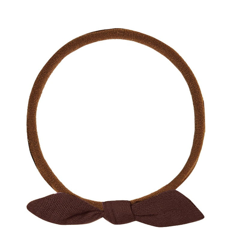 Quincy Mae Little Knot Headband - Black Cherry