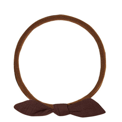 Quincy Mae Little Knot Headband - Black Cherry