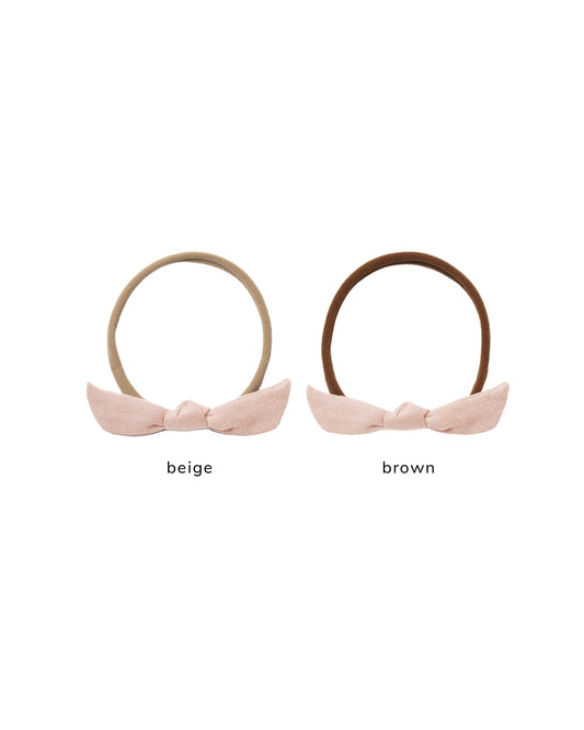 Quincy Mae Little Knot Headband - Dusty Rose