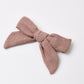 Quincy Mae Bow w. Clip, Set Of 3 - Mulberry, Slate, Natural