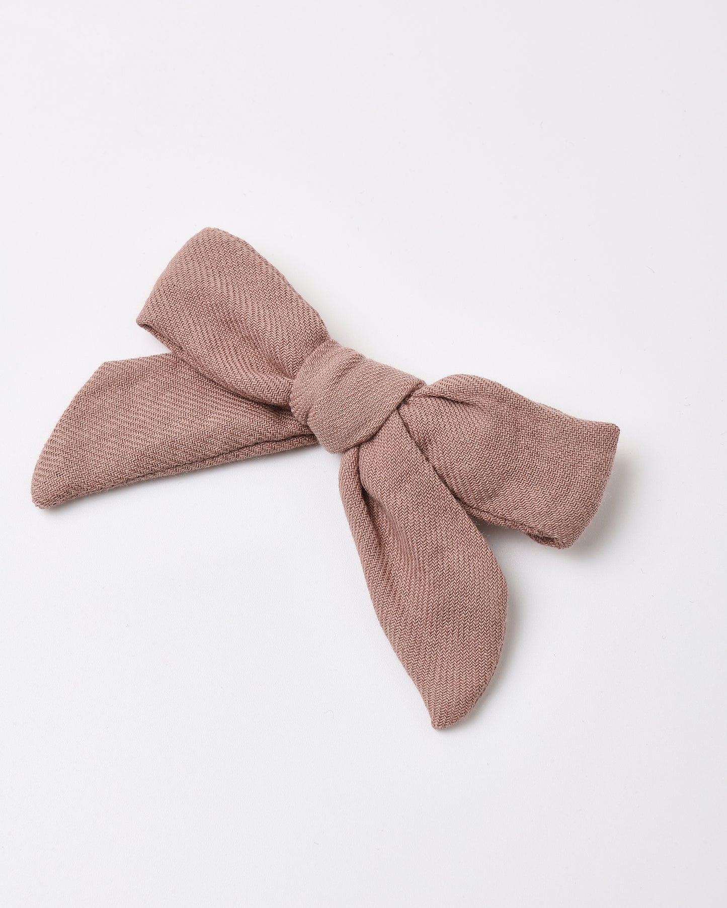 Quincy Mae Bow w. Clip, Set Of 3 - Mulberry, Slate, Natural