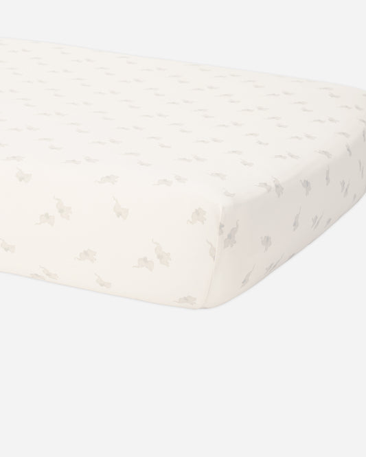 Quincy Mae Bamboo Crib Sheet - Elephants