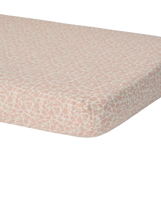 Quincy Mae Woven Crib Sheet - Pink Blossom