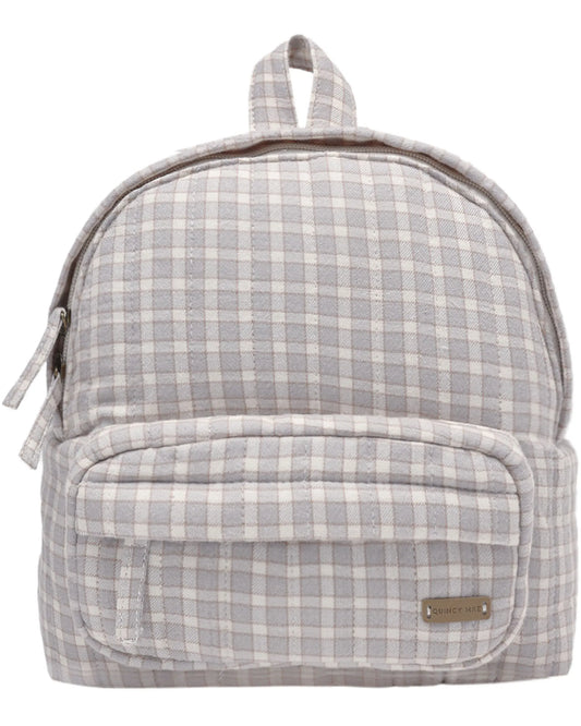 Quincy Mae Mini Backpack - Blue Gingham