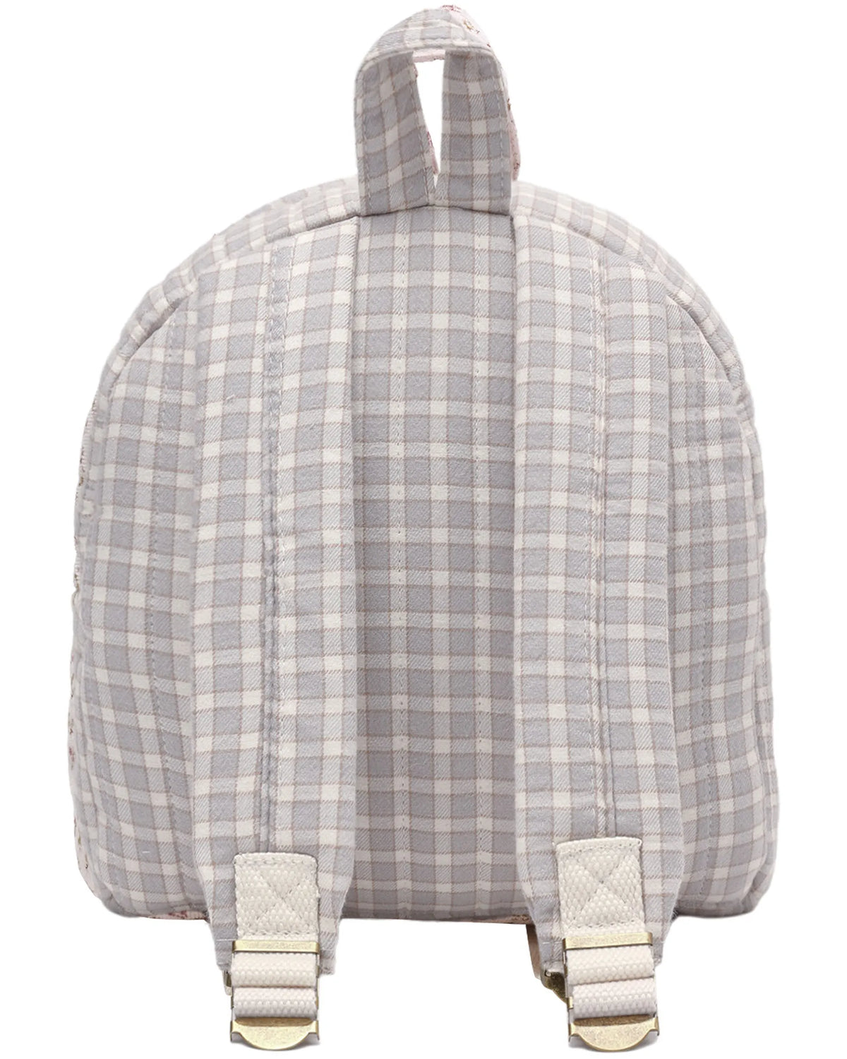 Quincy Mae Mini Backpack - Blue Gingham