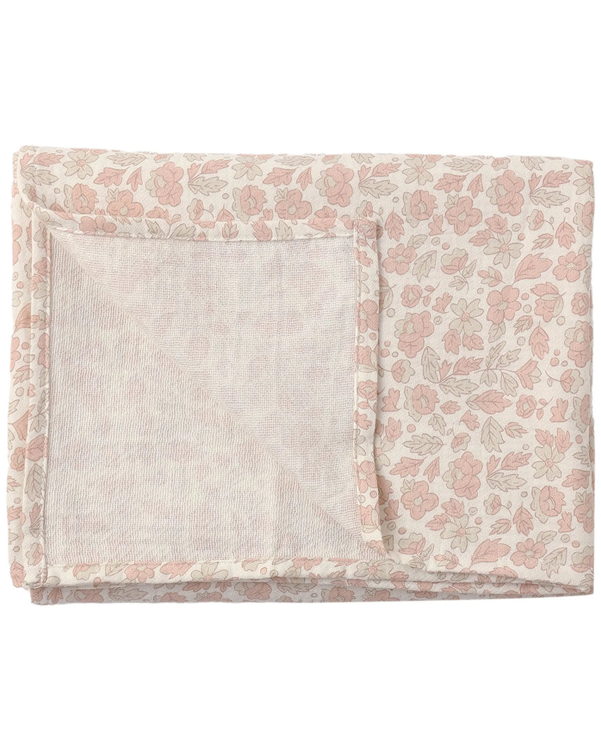 Quincy Mae Woven Swaddle - Pink Blossom