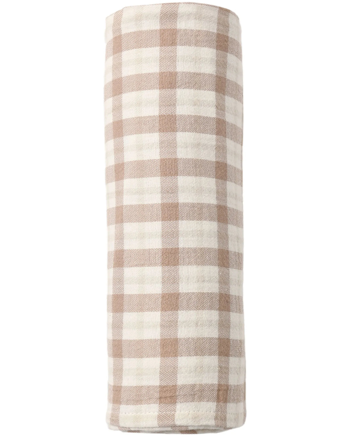 Quincy Mae Woven Swaddle - Rustic Plaid