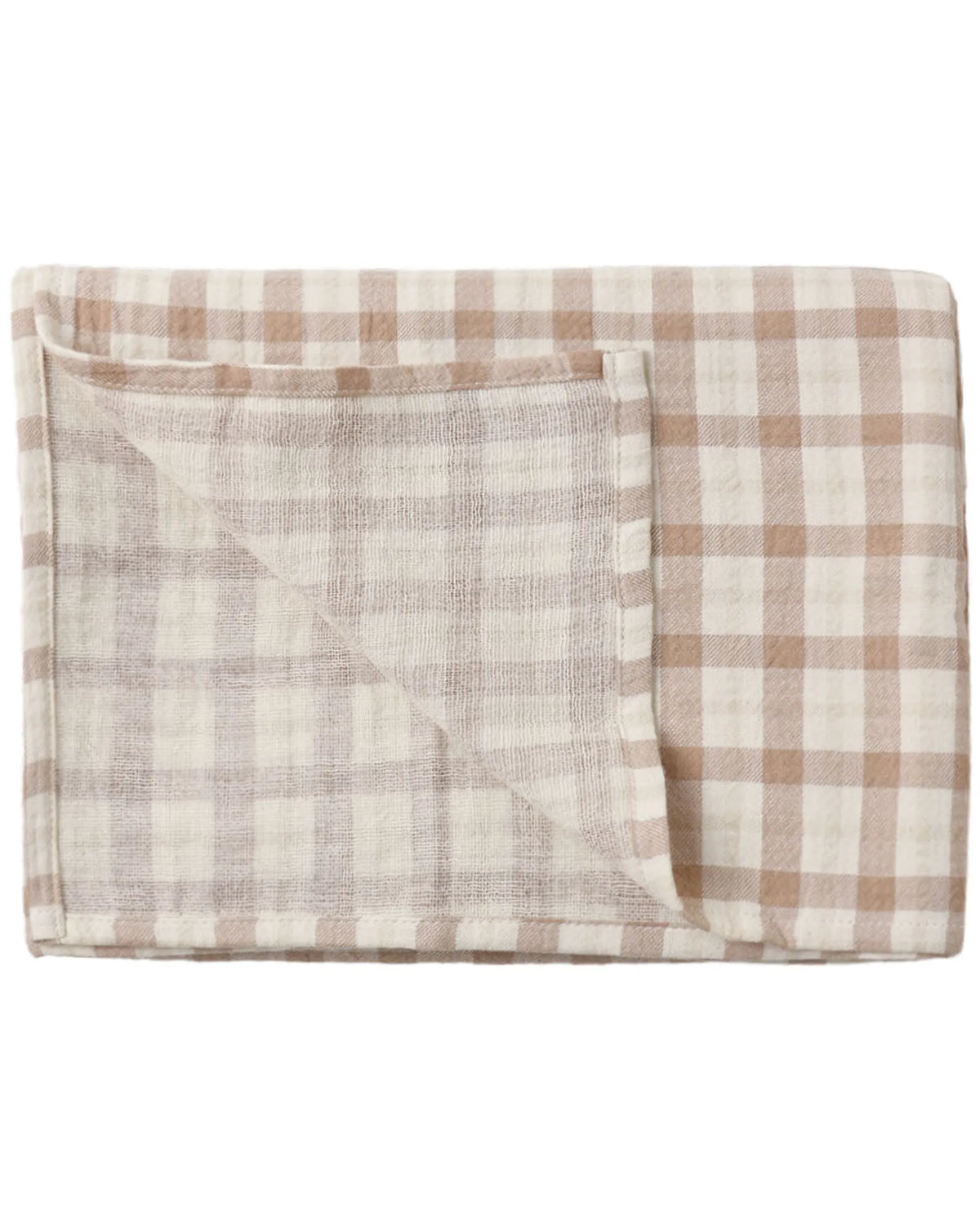 Quincy Mae Woven Swaddle - Rustic Plaid