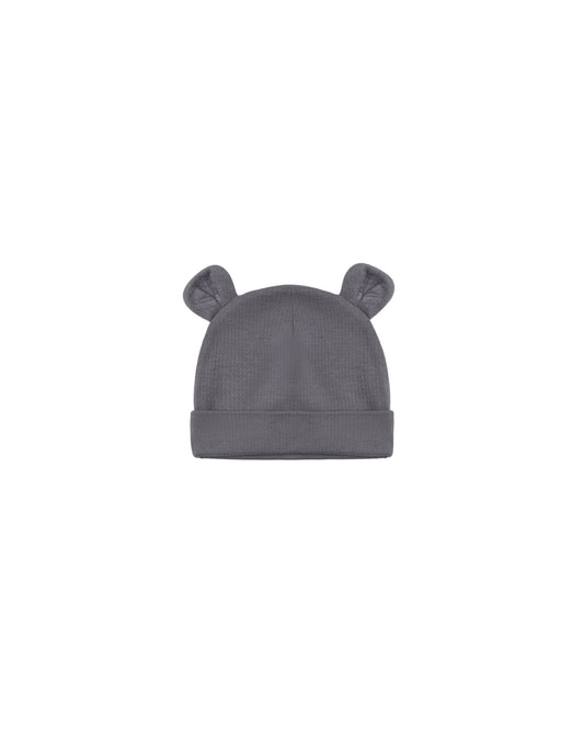 Quincy Mae Baby Bear Beanie - Midnight