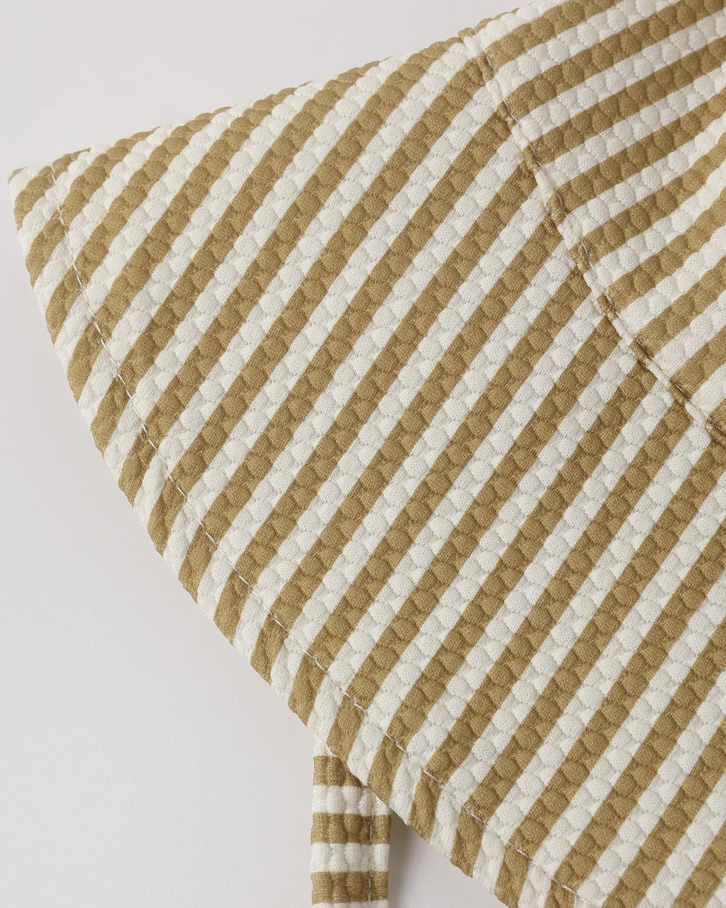 Quincy Mae Bucket Hat - Honey Stripe Small