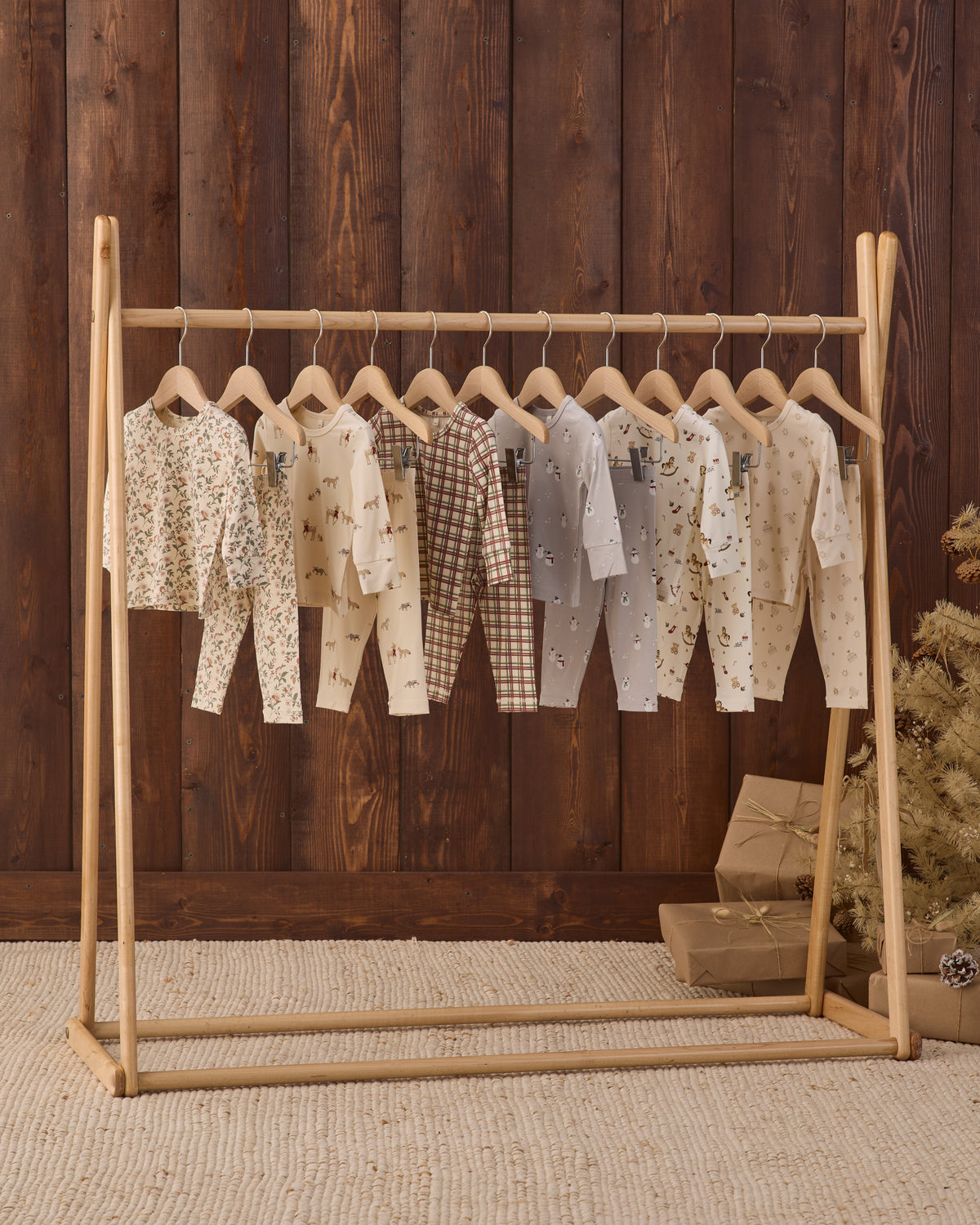 Quincy Mae Bamboo Pajama Set - Forest Friends