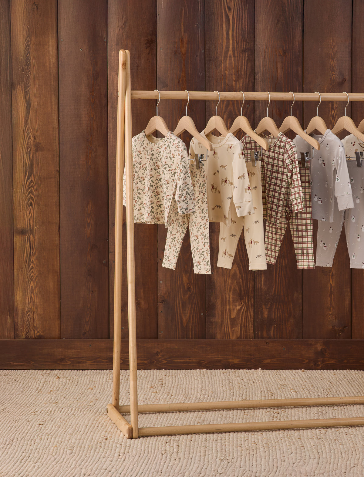Quincy Mae Bamboo Pajama Set - Forest Friends