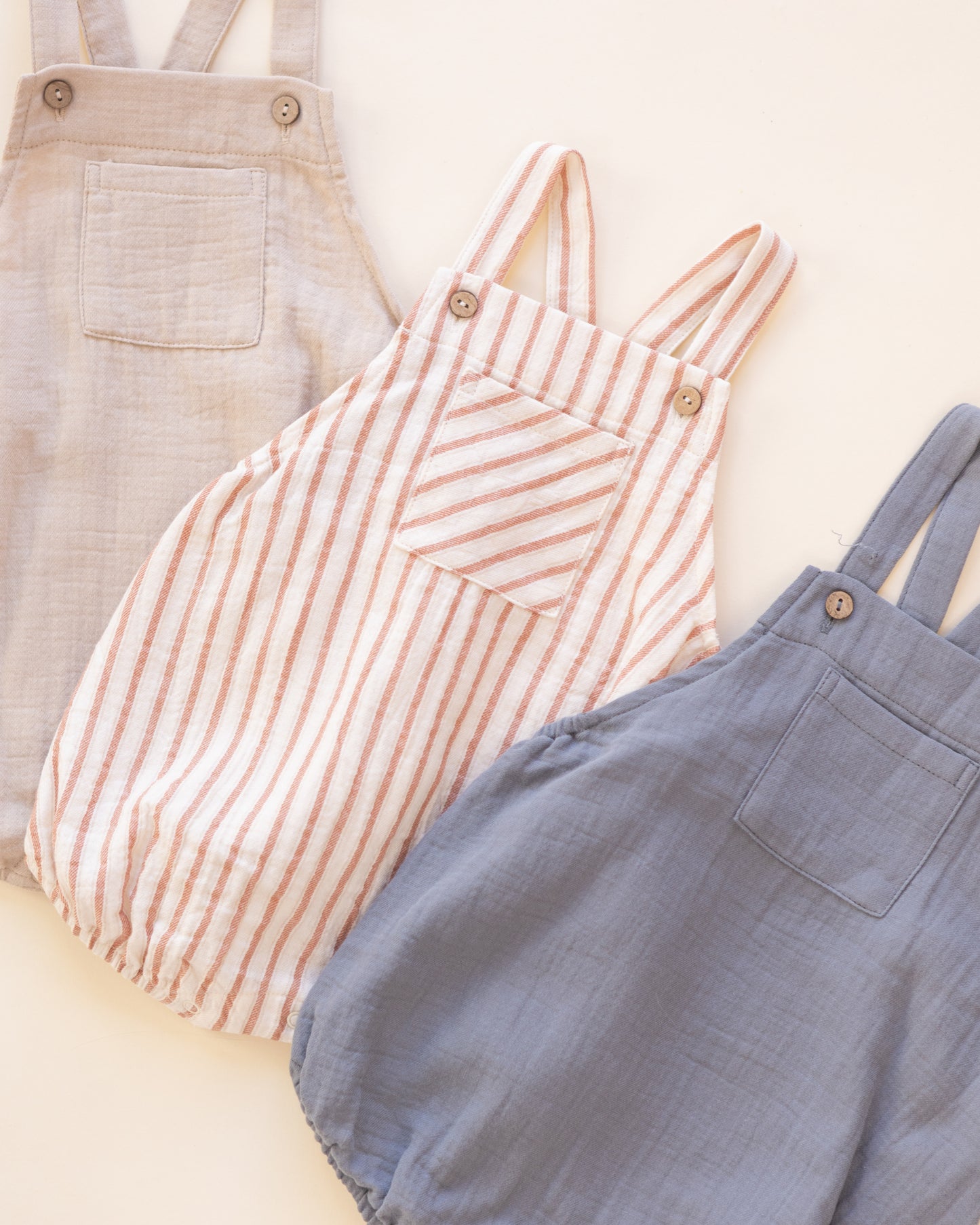 Quincy Mae Hayes Romper - Ocean