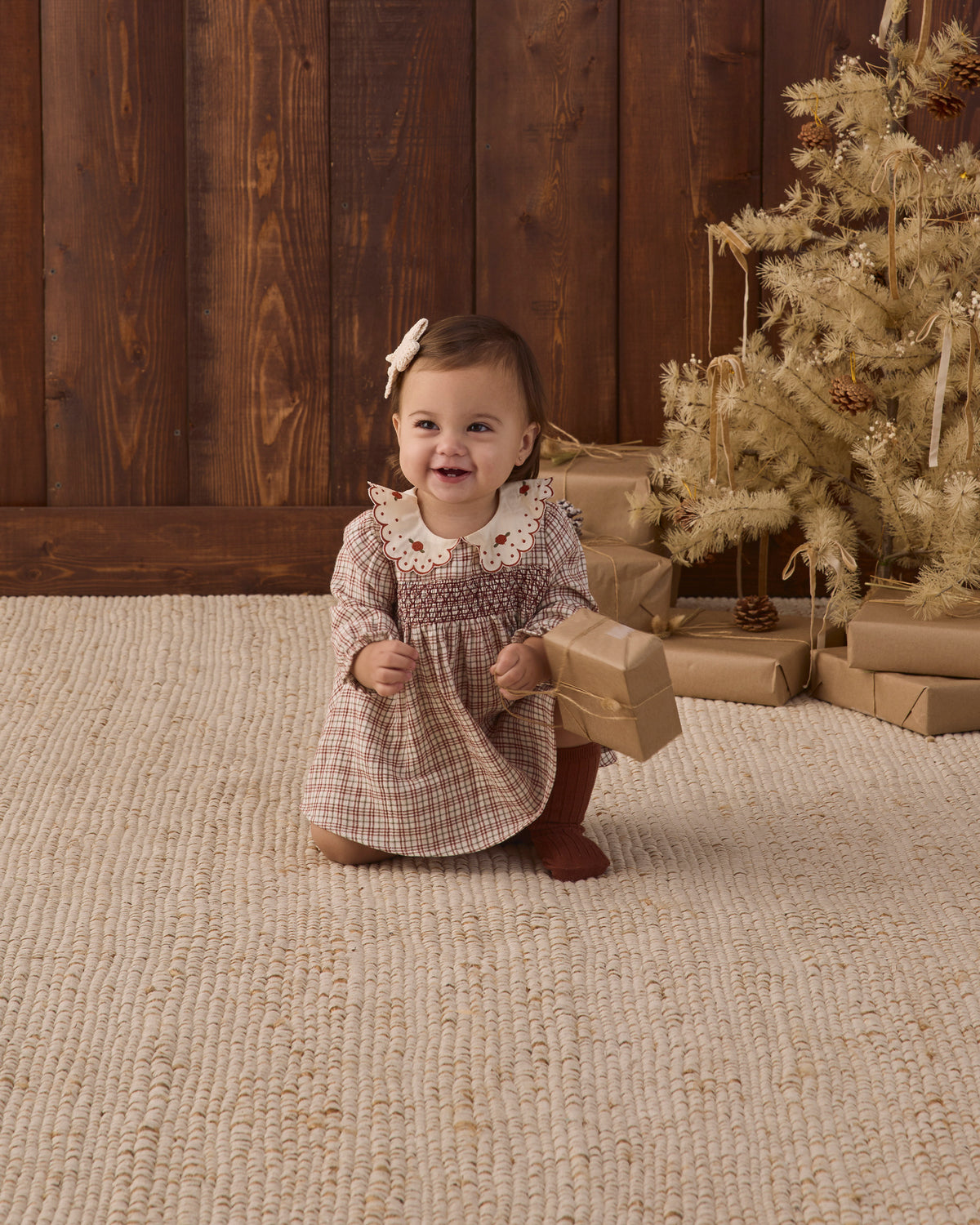Quincy Mae Crochet Bow - Natural
