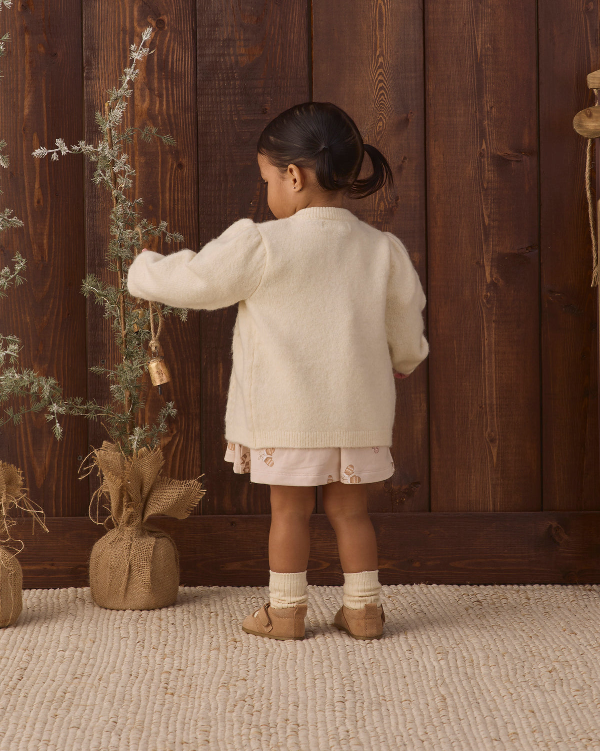 Quincy Mae Holly Cardigan - Natural