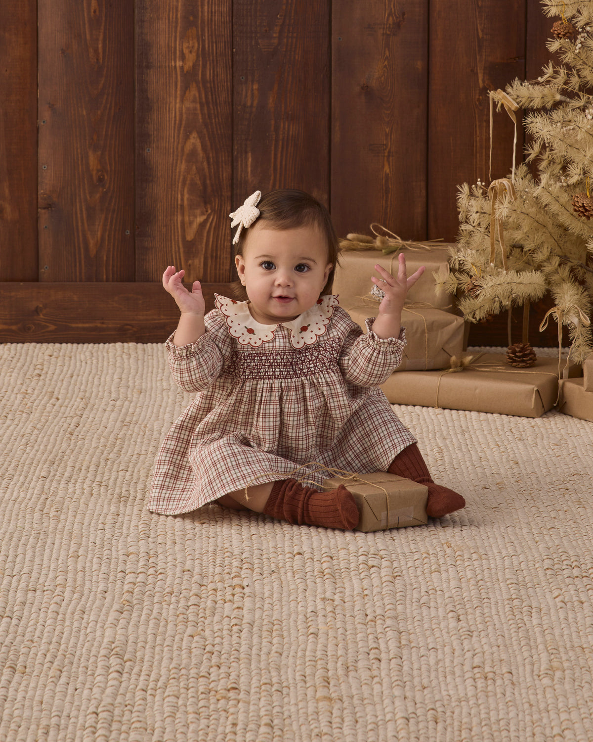 Quincy Mae Crochet Bow - Natural