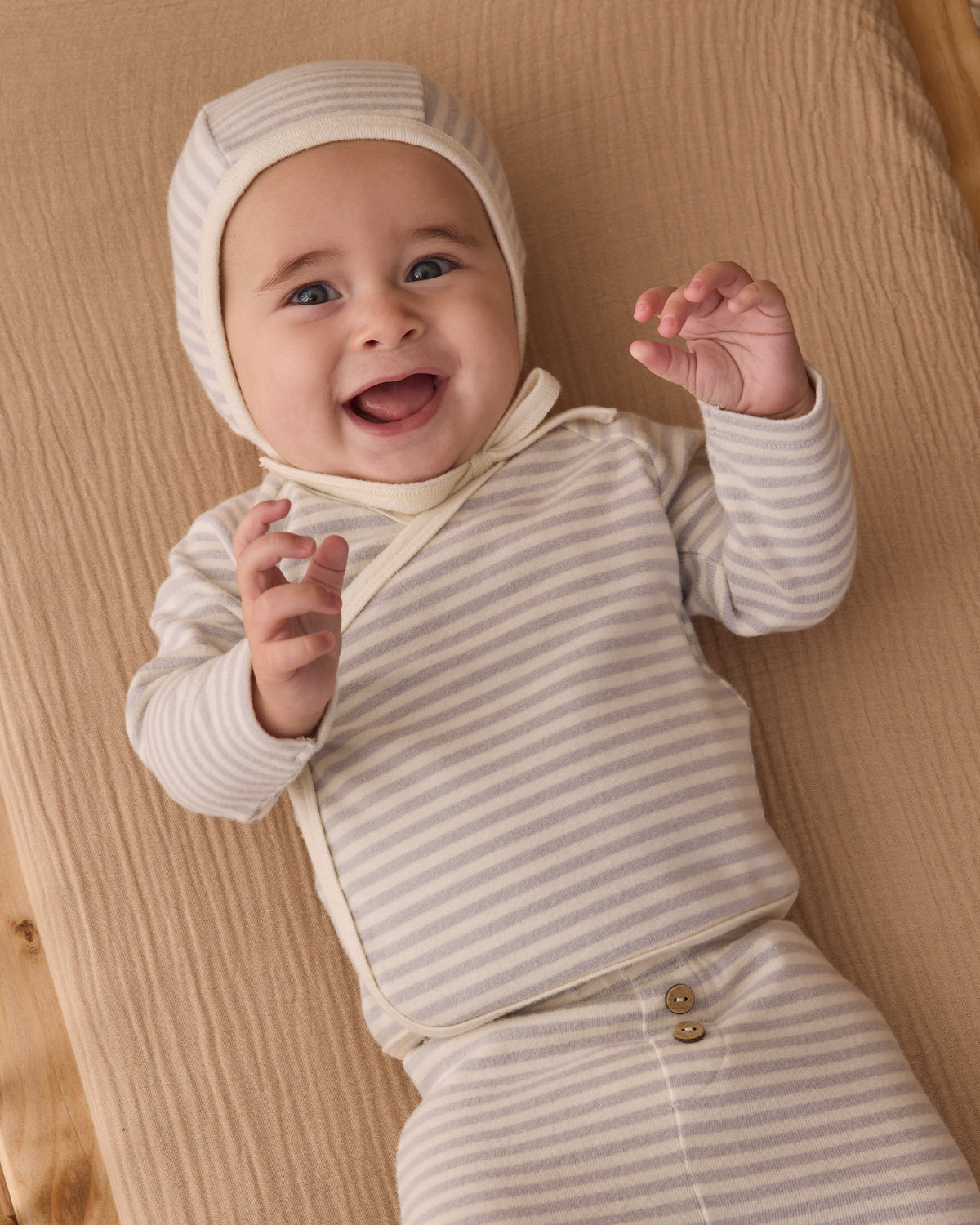 Quincy Mae Take Home Set - Fog Stripe