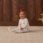 Quincy Mae Velour Bow Headband - Redwood