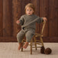 Quincy Mae Chunky Knit Pant - Spruce