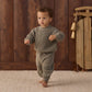 Quincy Mae Chunky Knit Pant - Spruce