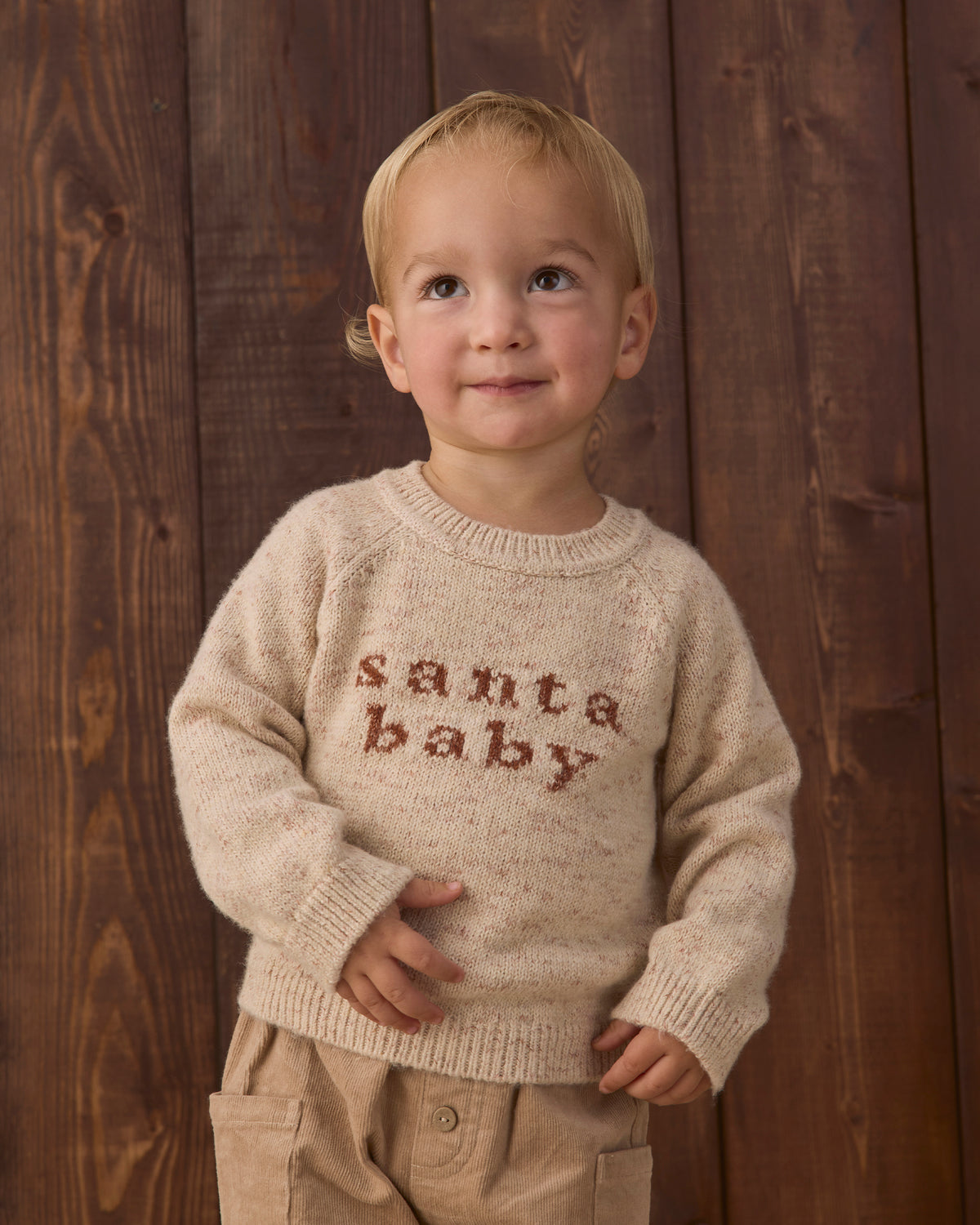 Quincy Mae Knit Sweater - Santa Baby