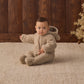Quincy Mae Bear Jumpsuit - Latte