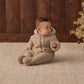 Quincy Mae Bear Jumpsuit - Latte