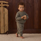 Quincy Mae Chunky Knit Pant - Spruce