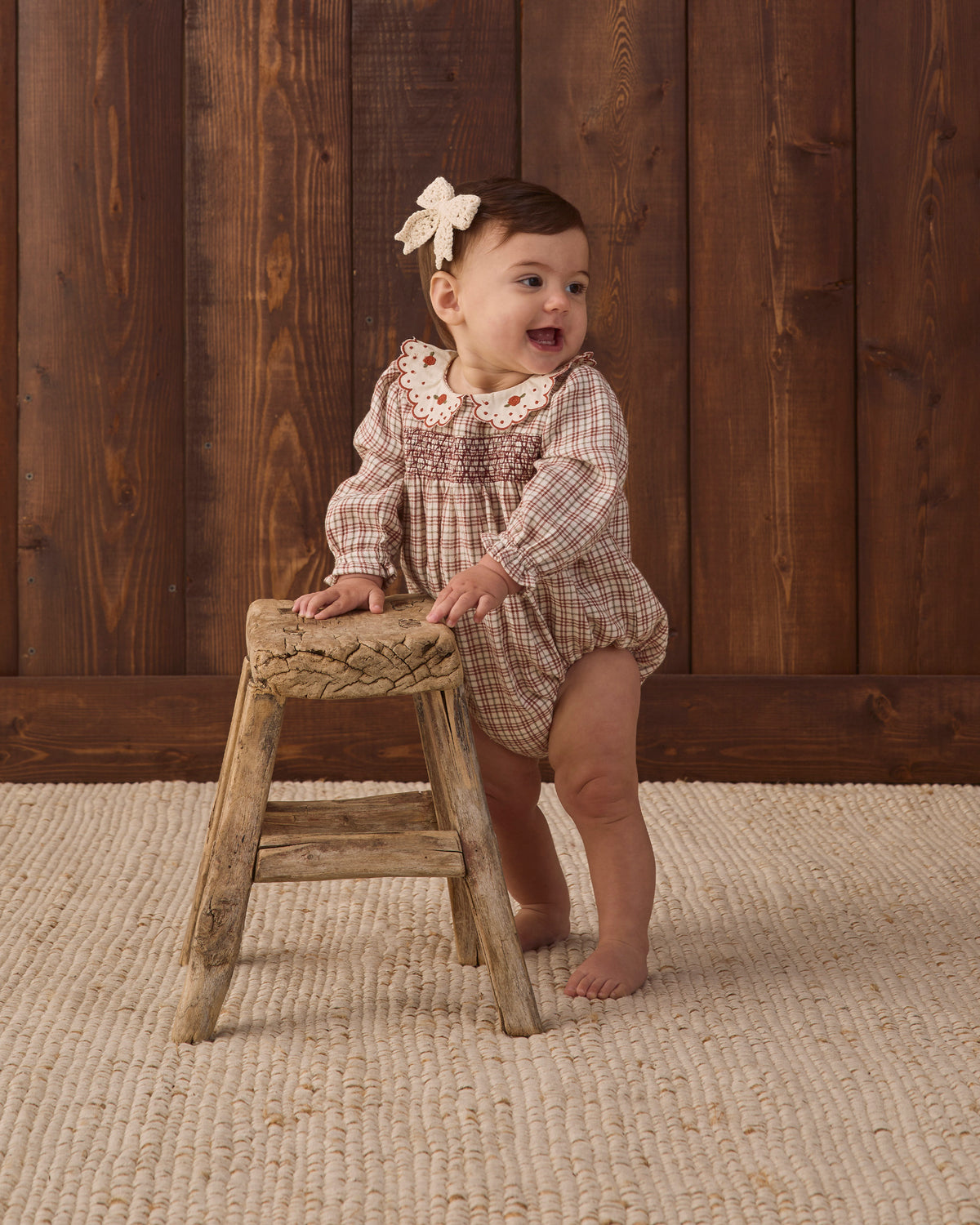 Quincy Mae Crochet Bow - Natural