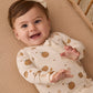 Quincy Mae Bamboo Zip Footie - Harvest Friends