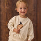 Quincy Mae Relaxed Fleece Sweatshirt - Lil Pumpkin